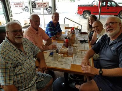 Friends At Breakfast
Gary BigwoodAuthor
Myself / Jim Tinstman / Rick Kissman / Michelle & Pete Kline / Bob Hersch. Together for breakfast on Sunday morning. Good times & great memories !!!
